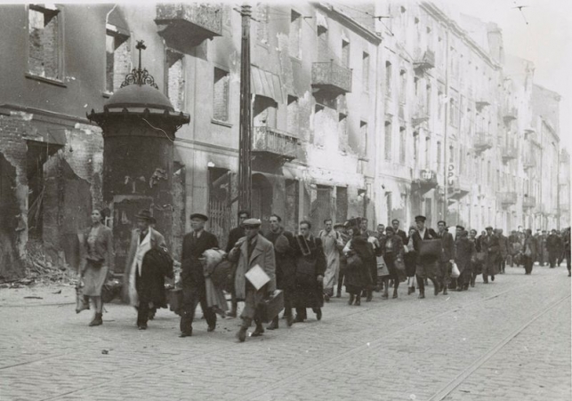 Żydz w drodze Umschlagplatz