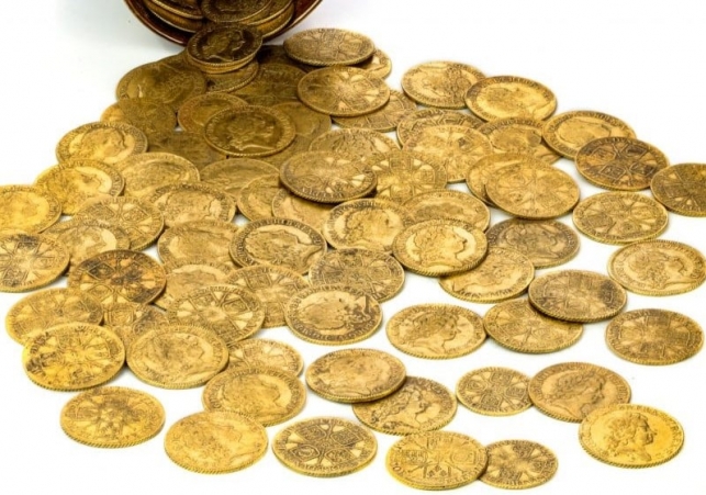 Złoty skarb pod podłoga