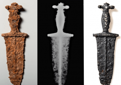 sztylet odkryty w szwajcarii